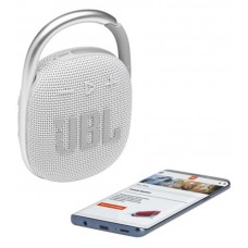 Колонка портативная Bluetooth JBL Clip 4 Eco White (JBLCLIP4ECOWHT)