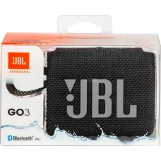 Колонка портативная Bluetooth JBL GO 3 Black (JBLGO3BLK)