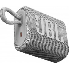 Колонка портативная Bluetooth JBL GO 3 White (JBLGO3WHT)