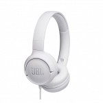 Наушники гарнитура накладные JBL T500 White (JBLT500WHT)