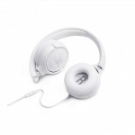 Наушники гарнитура накладные JBL T500 White (JBLT500WHT)