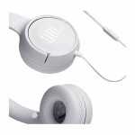Наушники гарнитура накладные JBL T500 White (JBLT500WHT)