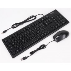 Комплект клавиатура + мышь A4Tech KRS-8572 Black USB