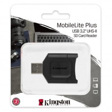 Кардридер USB 3.2 Kingston MobileLite Plus SD Black (MLP)
