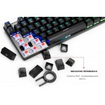 Комплект клавиатура + мышь Motospeed CK888 Outemu Red (mtck888mr) Silver/Black USB