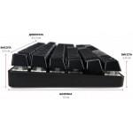 Комплект клавиатура + мышь Motospeed CK888 Outemu Red (mtck888mr) Silver/Black USB