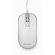 Мышь Gembird MUS-4B-06-WS 1200 dpi USB White/Silver