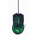 Мышь Gembird MUSG-RGB-01 3600 dpi USB Black