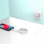 Сетевое зарядное устройство SkyDolphin SC18EL PD2.0 1Type-С 3A White (MZP-000156) + кабель Lightning