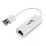 Адаптер Gembird USB-RJ45 Fast Ethernet White (NIC-U2-02)