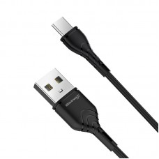 Кабель USB-Type-C Grand-X 3A 1m Fast Сharge Black (PC-03B)