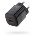 Сетевое зарядное устройство Choetech 1Type-C 1USB 33W Black (PD5006-EU-BK)