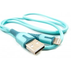 Кабель USB-Lightning Dengos 1m Blue (PLS-L-IND-SOFT-BLUE)
