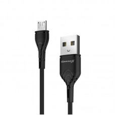 Кабель USB-MicroUSB Grand-X 3A 1m Fast Сharge Black (PM-03B)