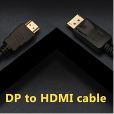 Кабель DisplayPort-HDMI ProLogix V1.2 1.8m Black (PR-DP-HDMI-P-02-30-18m)