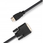Кабель HDMI-DVI ProLogix Premium Single Link 18+1 V1.3 0.5m Balck (PR-HDMI-DVI-P-01-30-05m)
