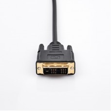 Кабель HDMI-DVI ProLogix Premium Single Link 18+1 V1.3 1.8m Black (PR-HDMI-DVI-P-01-30-18m)
