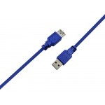 Кабель USB-USB 3.0 ProLogix AM/AF Blue 3m (PR-USB-P-11-30-3m)