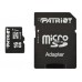 Карта памяти MicroSDHC 16GB UHS-I Class 10 Patriot LX + Adapter SD (PSF16GMCSDHC10)