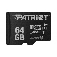 Карта памяти MicroSDHC 64GB UHS-I Class 10 Patriot LX (PSF64GMDC10)