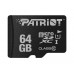 Карта памяти MicroSDHC 64GB UHS-I Class 10 Patriot LX (PSF64GMDC10)