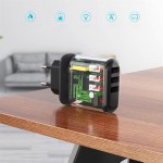Сетевое зарядное устройство Choetech 3USB 2.4A Black (Q5009-EU)