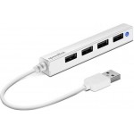 USB HUB 4USB 2.0 USB-USB SpeedLink Snappy Slim White (SL-140000-WE) USB HUB 4USB 2.0 USB-USB SpeedLink Snappy Slim White (SL-140000-WE)