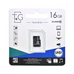 Карта памяти MicroSDHC  16GB UHS-I Class 10 T&G (TG-16GBSD10U1-00)
