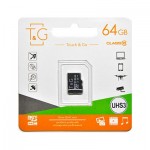 Карта памяти MicroSDHC  64GB UHS-I U3 Class 10 T&G (TG-64GBSDU3CL10-00)