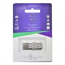 Флешка USB 2.0 8GB T&G 103 Metal Series Silver (TG103-8G)