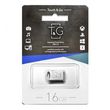 Флешка USB 2.0 16GB T&G 105 Metal Series Silver (TG105-16G)