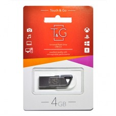 Флешка USB 2.0 4GB T&G 114 Metal Series Silver (TG114-4G)