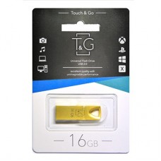 Флешка USB 2.0 16GB T&G 117 Metal Series Gold (TG117GD-16G)