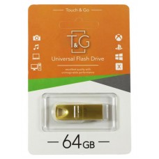 Флешка USB 2.0 64GB T&G 117 Metal Series Gold (TG117GD-64G)
