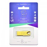 Флешка USB 2.0 8GB T&G 117 Metal Series Gold (TG117GD-8G)