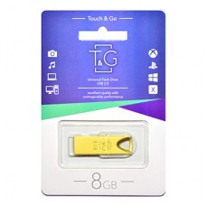 Флешка USB 2.0 8GB T&G 117 Metal Series Gold (TG117GD-8G)