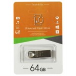 Флешка USB 2.0 64GB T&G 117 Metal Series Silver (TG117SL-64G)