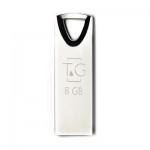Флешка USB 2.0 8GB T&G 117 Metal Series Silver (TG117SL-8G)