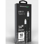 Кабель Type-C-Type-C Grand-X Power Delivery 65W 1m Black (TPC-02)