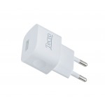 Сетевое зарядное устройство Tecro 1USB 1A White TR-CHG01-WT