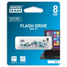 Флешка USB 8GB GoodRam UCL2 Cl!ck White (UCL2-0080W0R11)