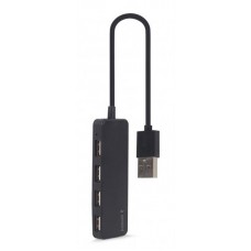 USB HUB Gembird 4USB 2.0 USB-USB пластик Black (UHB-U2P4-06)
