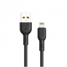 Кабель USB-Lightning SkyDolphin S03L 1m 3A Black (USB-000416)