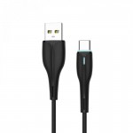 Кабель USB-Type-C SkyDolphin S48T 3A 1m Black (USB-000424)