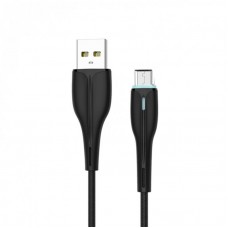 Кабель USB-MicroUSB SkyDolphin S48V 3A 1m Black (USB-000426)