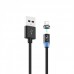 Кабель USB-Lightning SkyDolphin S59L Magnetic 2.4A 1m Black (USB-000440)