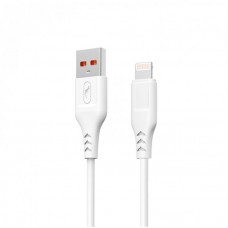 Кабель USB-Lightning SkyDolphin S61L 2.4A 1m White (USB-000443)