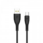 Кабель USB-MicroUSB SkyDolphin S08V 3.5A 1m Black (USB-000565)