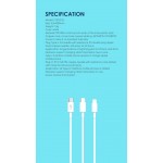 Кабель Type-C-Type-C SkyDolphin S12T Frost Line 1m 2.4A White (USB-000577)
