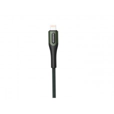 Кабель USB-Lightning SkyDolphin S01L 1m 3A Dark/Green (USB-000580)